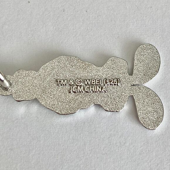 Vintage Marvin the Martian Zipper Pull Purse Bag Charm Warner Bros Looney Tunes - Picture 7 of 9